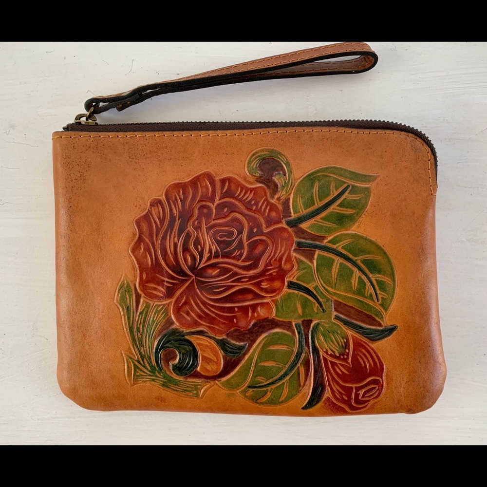 Patricia Nash Leather Clutch